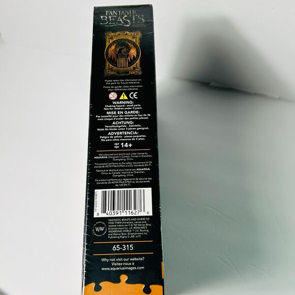 Fantastic Beasts Puzzle MACUSA Seal 1000 Pieces Aquarius NEW Sealed - Picture 4 of 5